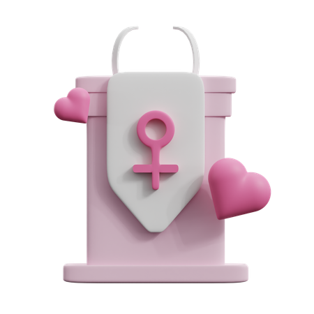 Discurso del día de la mujer  3D Icon