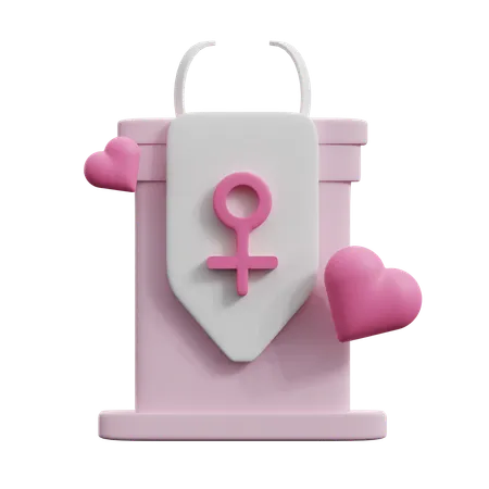 Discurso del día de la mujer  3D Icon