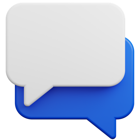 Chat de discusión de voz  3D Icon