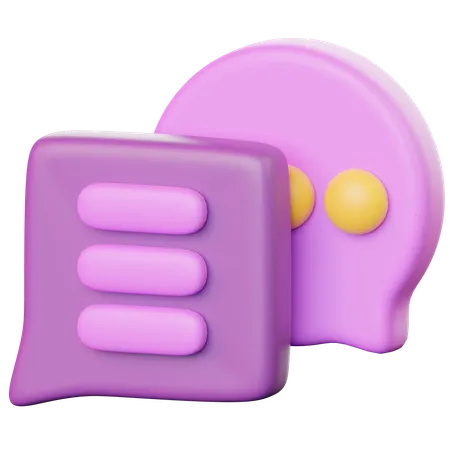 Discusión  3D Icon