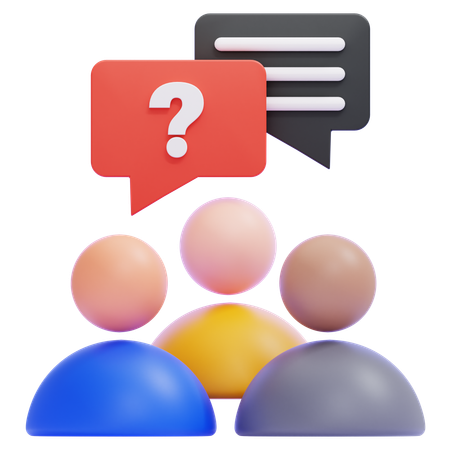 Discusión  3D Icon