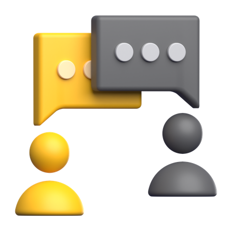 Discussão  3D Icon