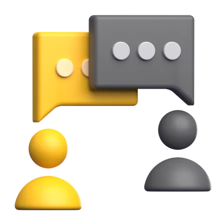 Discussão  3D Icon