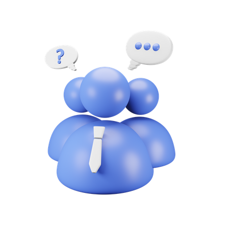 Discussão  3D Icon