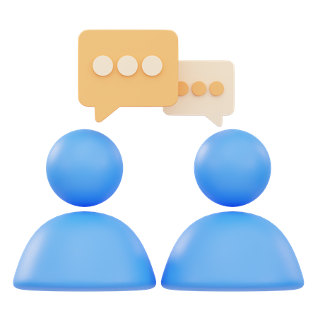 Discussão  3D Icon