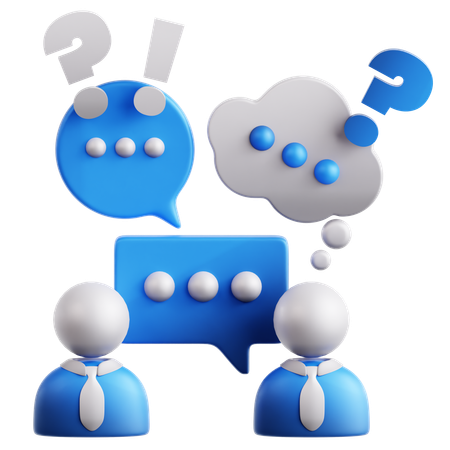 Discussão  3D Icon