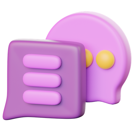 Discussion  3D Icon