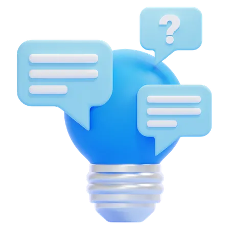 Discussion  3D Icon