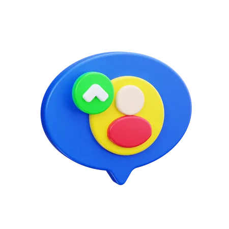 Conversation d'affaires  3D Icon