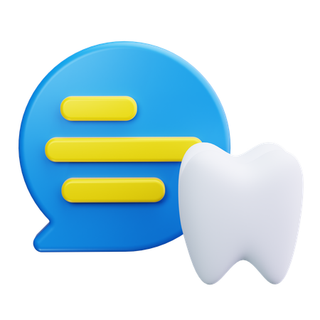 Parler dentaire  3D Icon