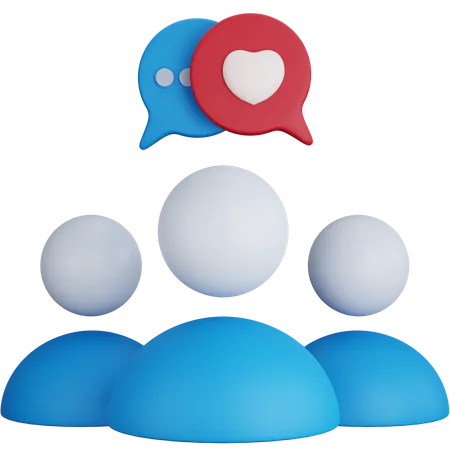 Discussion préférée  3D Icon