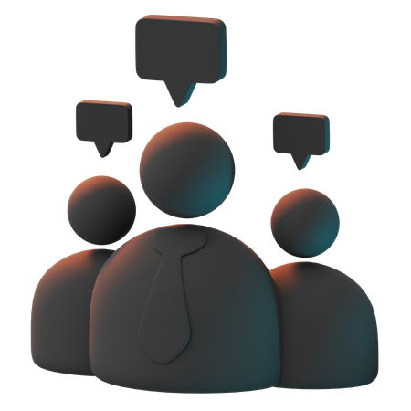 Discussion forum  3D Icon