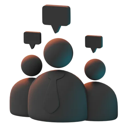 Discussion forum  3D Icon