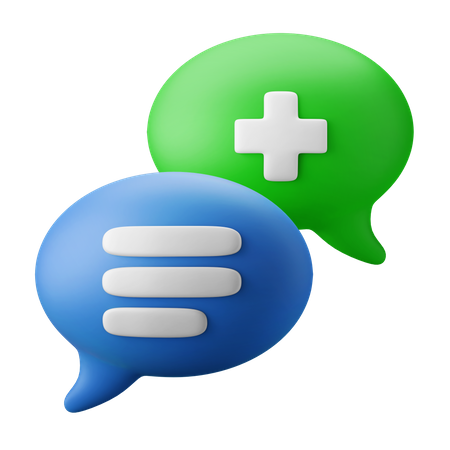 Discussion médicale  3D Icon