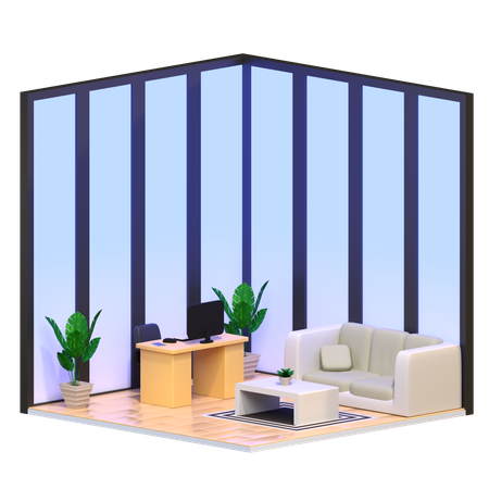 Discussion Room  3D Icon