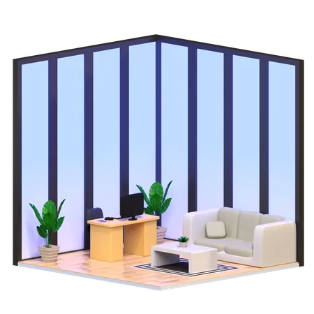 Discussion Room  3D Icon