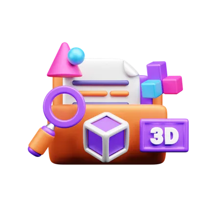 Diseño cad  3D Icon