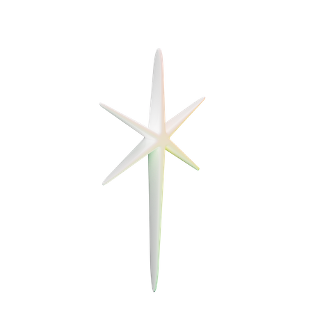 Diseño estrella  3D Icon