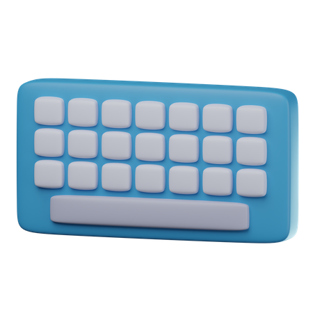 Diseño de teclado  3D Icon