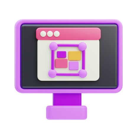 Diseño web  3D Icon