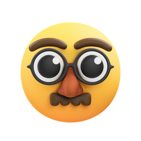 Disfarçar emoji  3D Icon