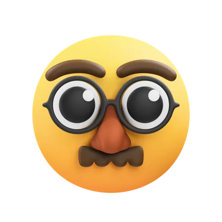 Disfarçar emoji  3D Icon