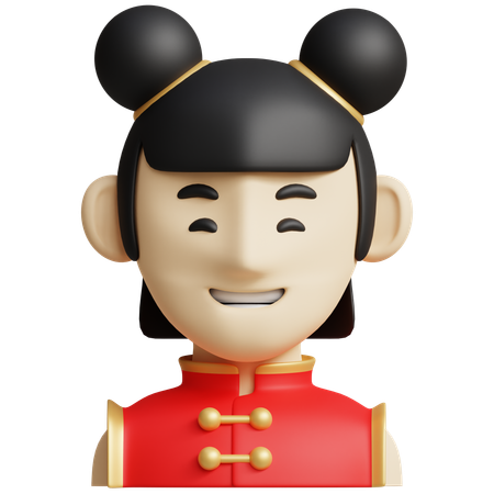 Disfraz tradicional  3D Icon