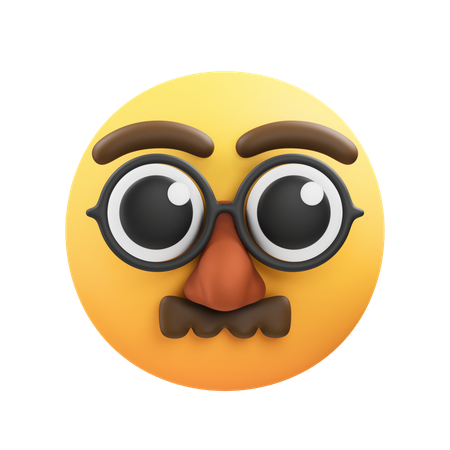 변장 이모티콘  3D Icon