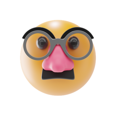 Disguised Face  3D Icon