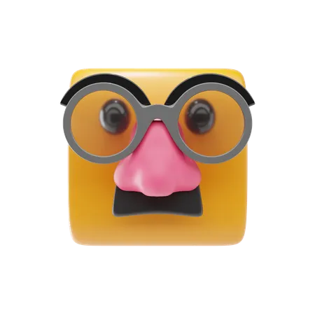 Disguised Face  3D Icon