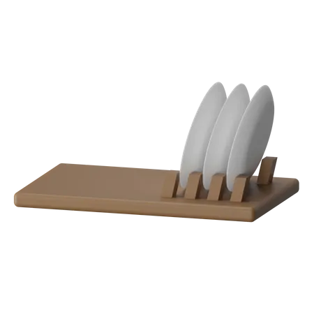 Dish Rack  3D Icon