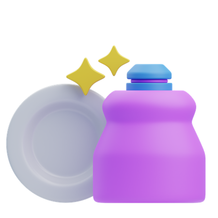 Dish Soap 3D Icon