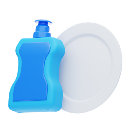 Dish Soap Bottle  3D Icon