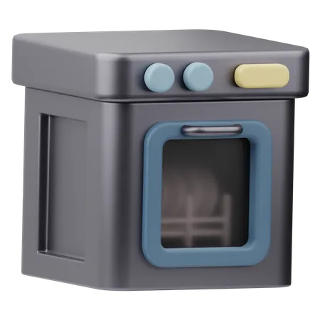 Dish Washer  3D Icon