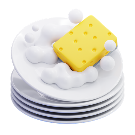 Dish Washing  3D Icon