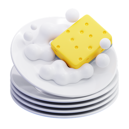Dish Washing  3D Icon