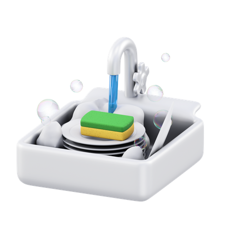 Dishwasher  3D Icon