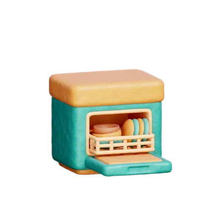 食器洗い機  3D Icon
