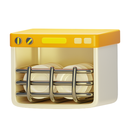 食器洗い機  3D Icon