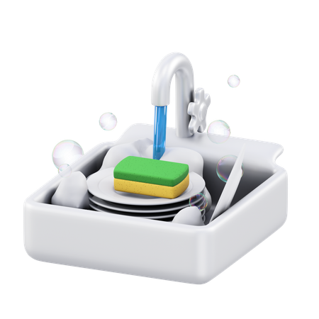 Dishwasher  3D Icon