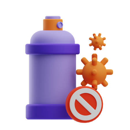 Disinfectant  3D Icon