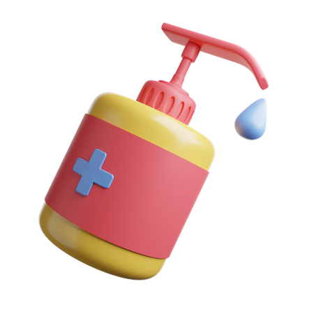 Disinfectant  3D Illustration