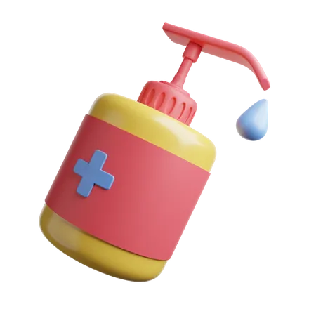 Disinfectant  3D Illustration