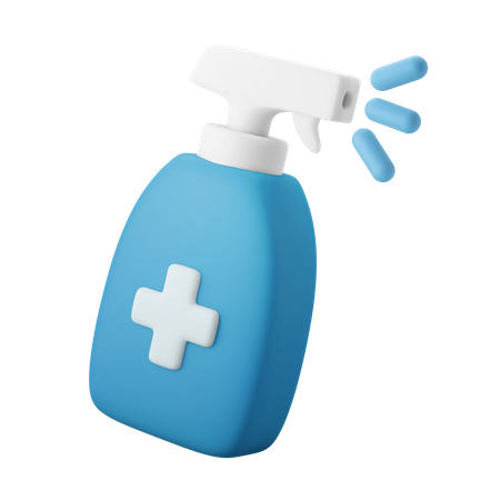 Disinfectant Spray  3D Illustration