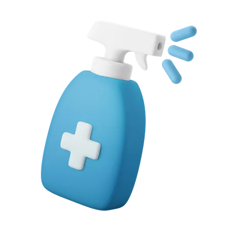 Disinfectant Spray  3D Illustration