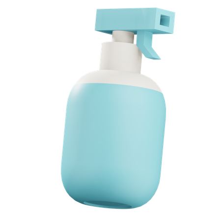 Disinfectant Spray Bottle  3D Icon