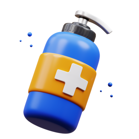 Disinfection  3D Icon