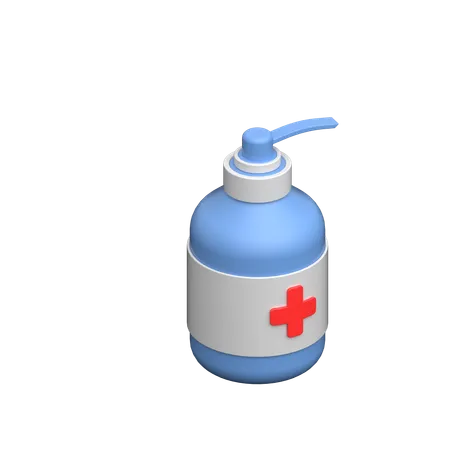 Disinfettante  3D Icon