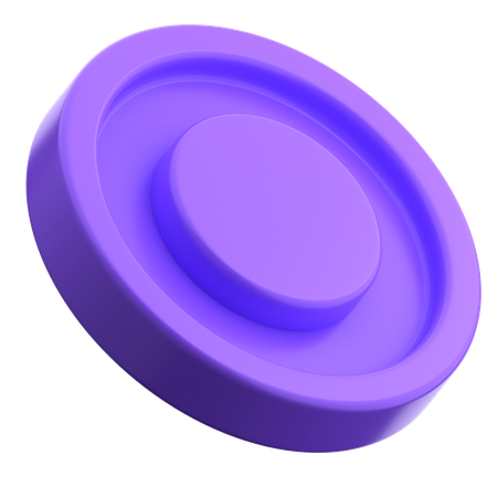 Disk Abstract Shape  3D Icon
