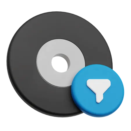 Disk Funnel  3D Icon